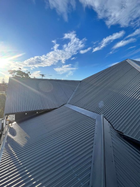 Completed tile to metal roof replacement in Shellharbour by PMR Profilio Metal Roofing